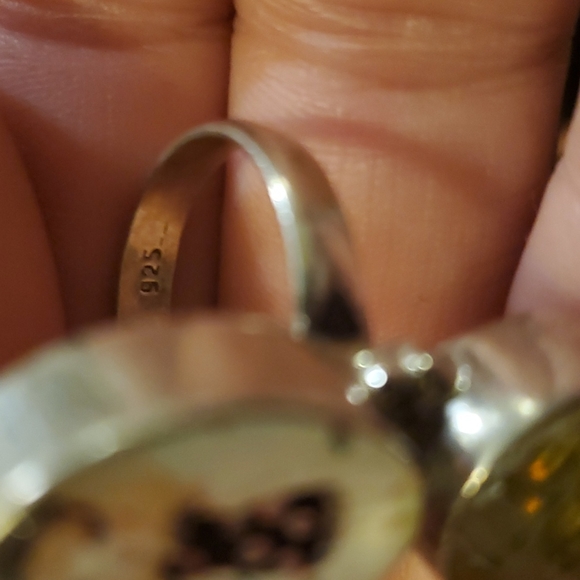 New Unique Fancy Glass Anime Girl Rainbow Topaz Magic 925 Silver Ring. - Picture 12 of 16